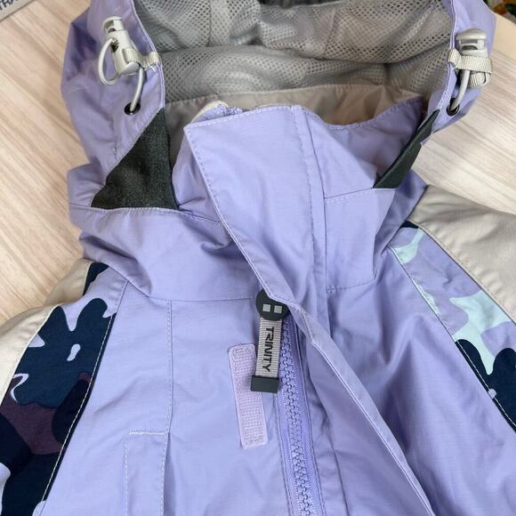 BURTON Snowboard Ski Jacket in Purple and Gray Girls Size 14 - 16 - Picture 14 of 15